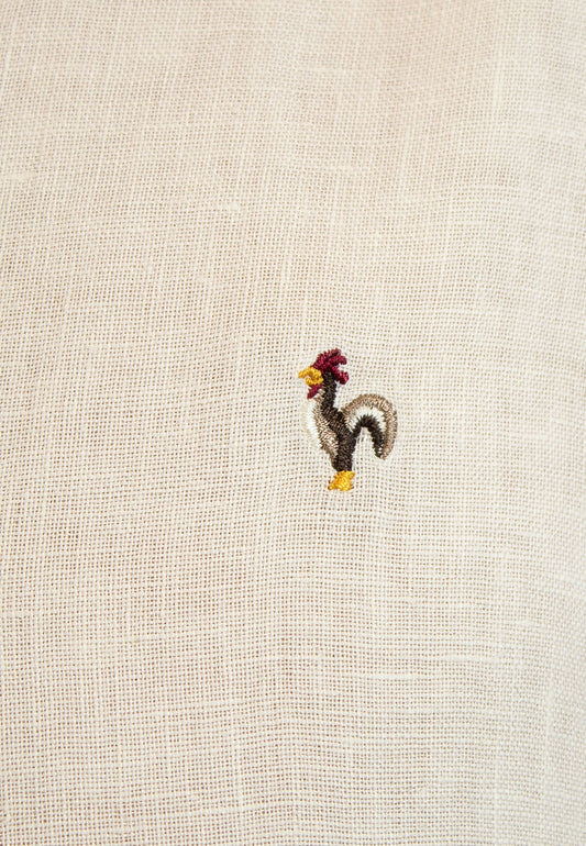 Linen white shirt - perfect for the hottest days of the year "Camisa de lino blanca Mikonos"