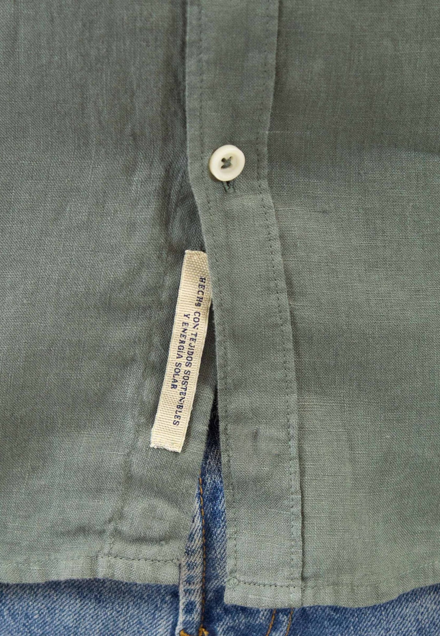 A khaki linen shirt. Perfect for the hottest days of the year.
