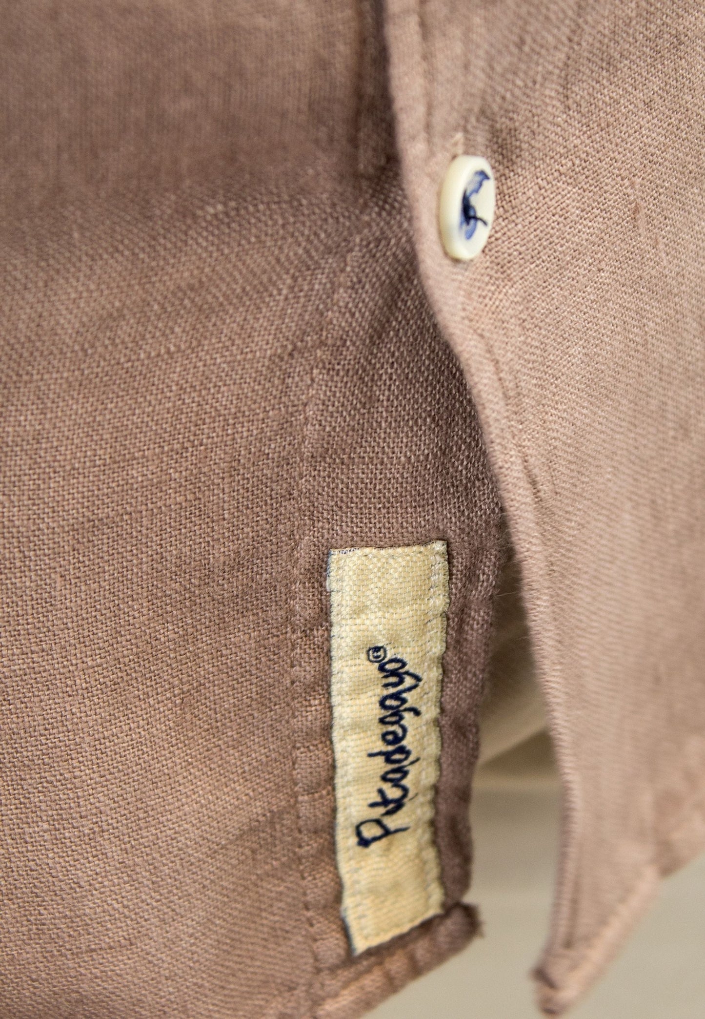 Brown linen shirt - perfect for the hottest days of the year "Camisa de lino en marrón Mikonos"