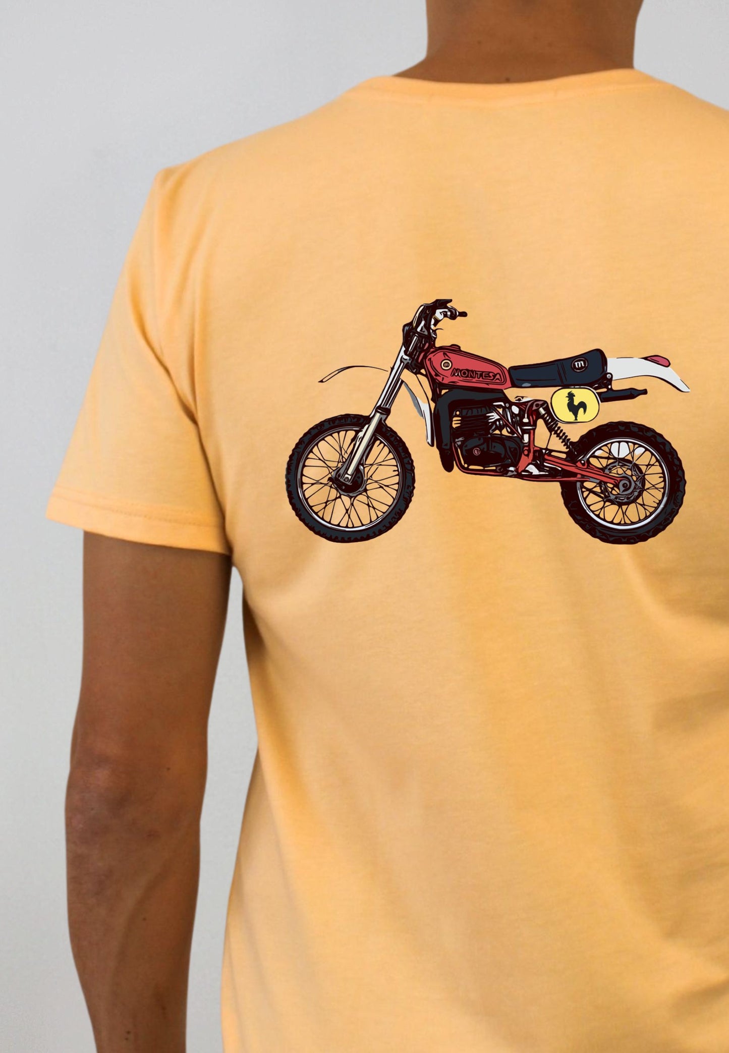 Montesa T-shirt with short sleeves in yellow ENDURO "Camiseta Montesa amarilla de manga corta"