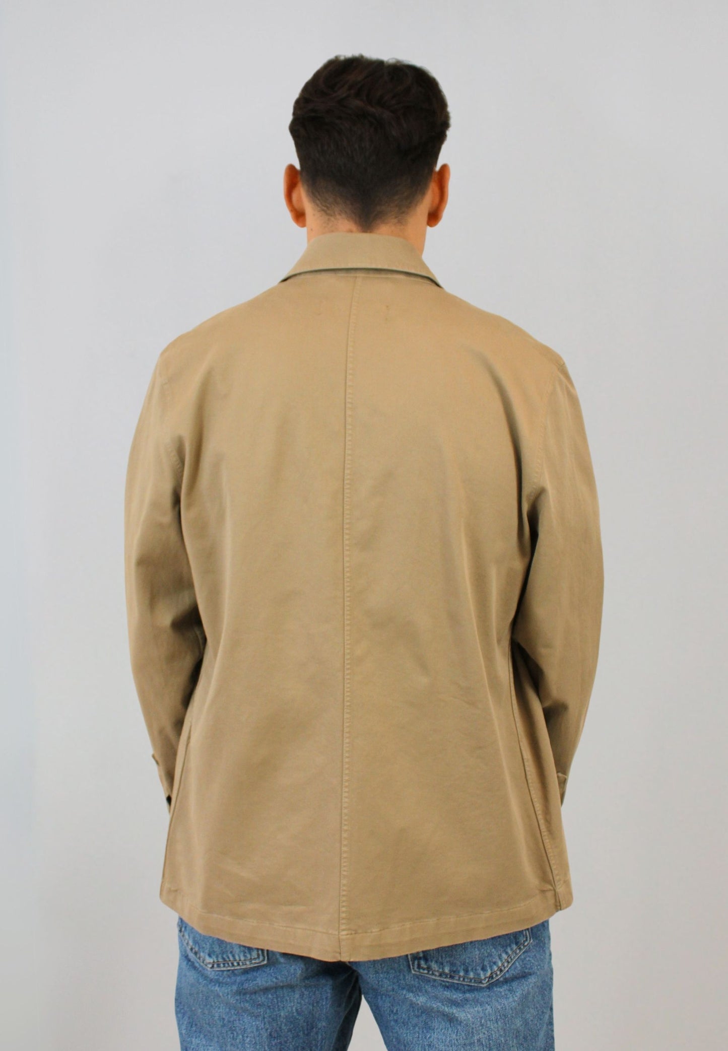 Beige overshirt jacket - "Sobrecamisa olsen camel"