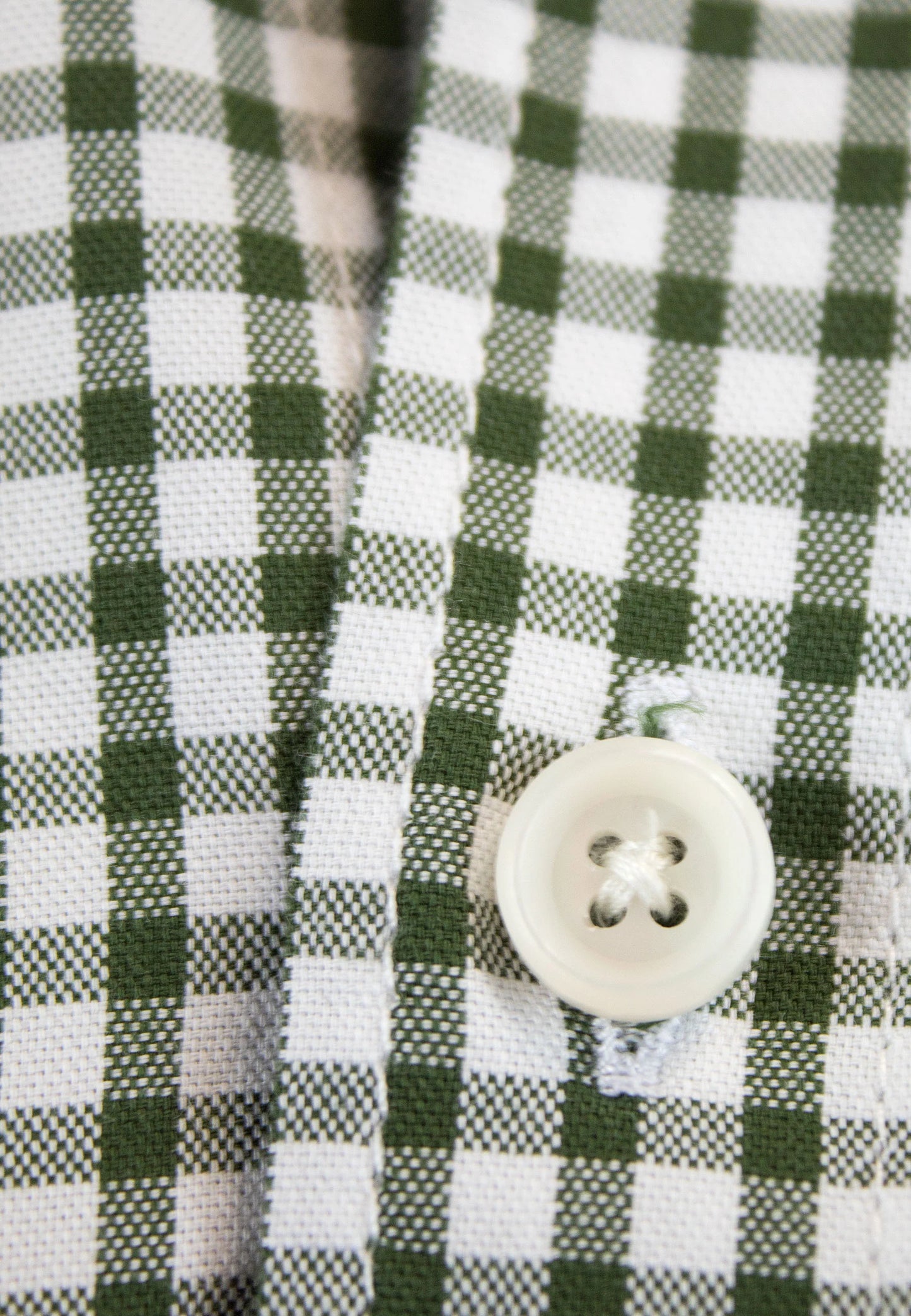 Green vichy checkered shirt "Camisa de cuadros vichy verde"