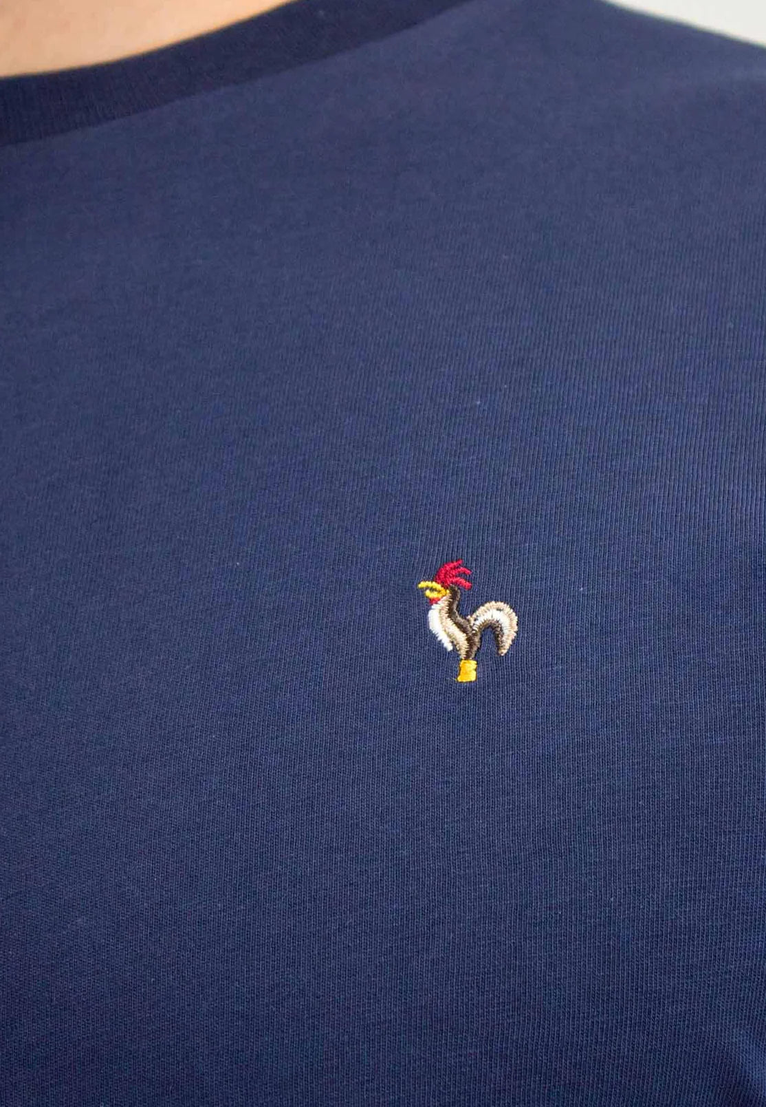 Navy blue short-sleeved T-shirt "Camiseta robin marino"