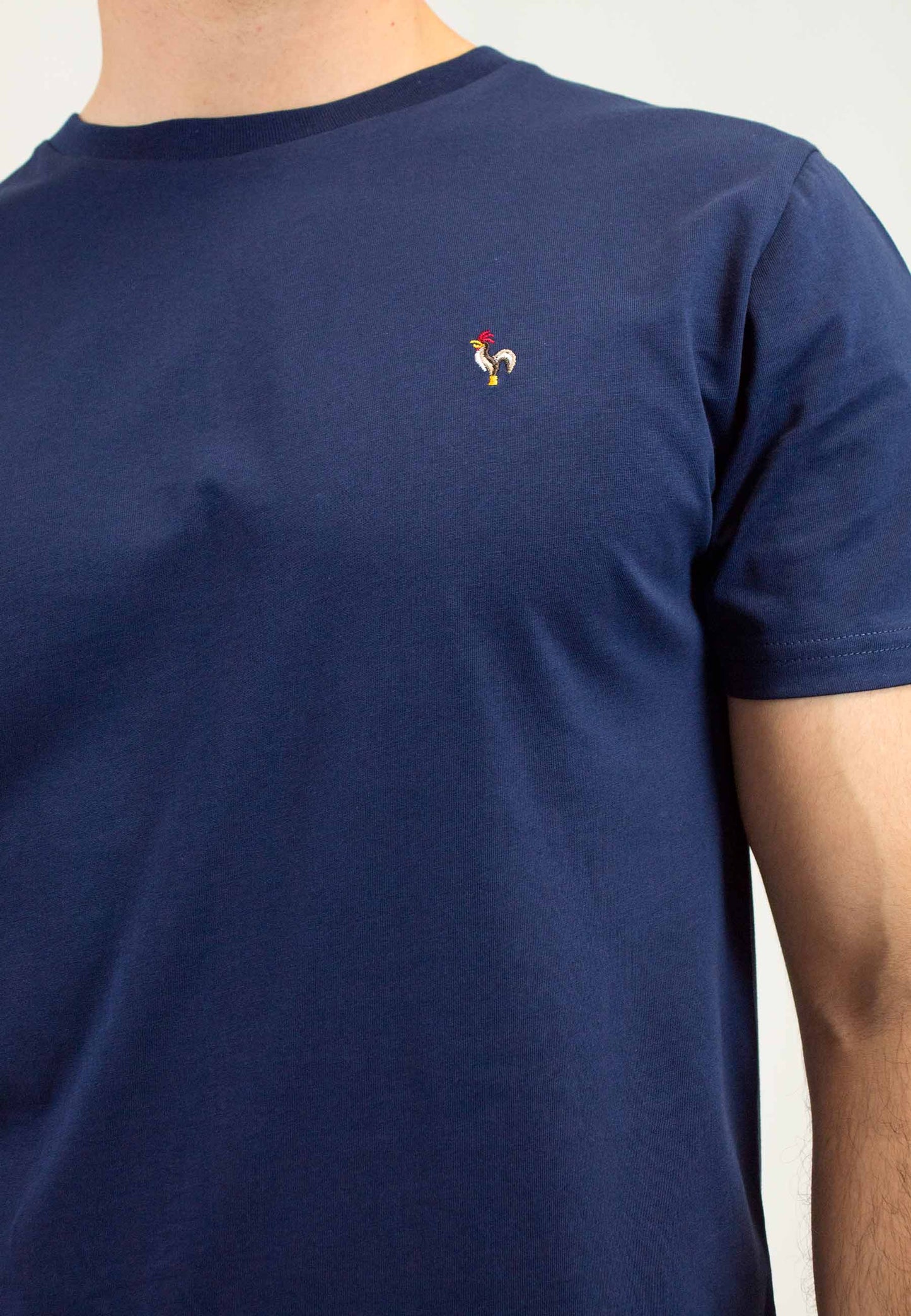Navy blue short-sleeved T-shirt "Camiseta robin marino"