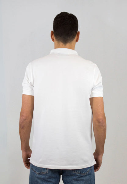 White short-sleeved polo shirt "Polo astra blanco de manga corta"