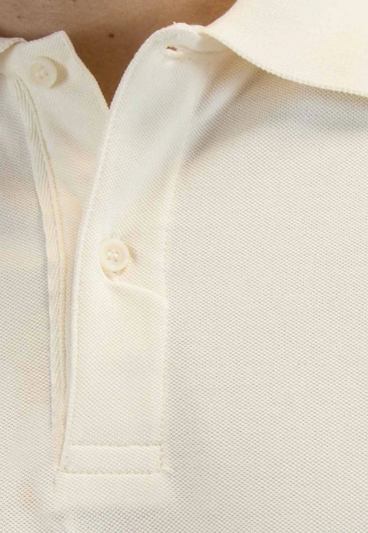 Raw short-sleeved polo shirt "Polo astra crudo de manga corta"