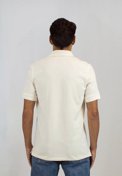 Raw short-sleeved polo shirt "Polo astra crudo de manga corta"