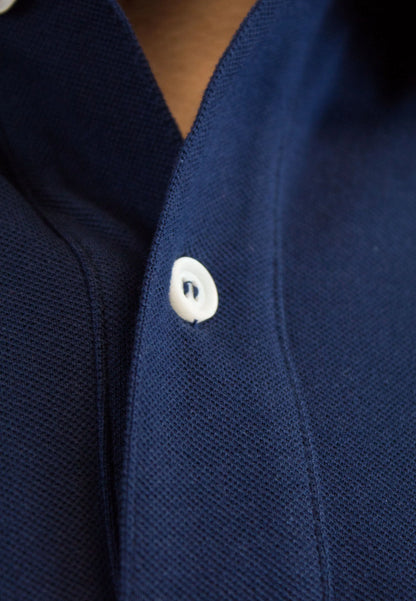 Navy blue short-sleeved polo shirt "Polo Astra marino de manga corta"