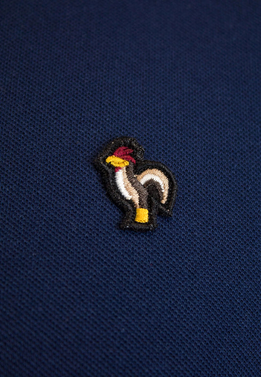 Navy blue short-sleeved polo shirt "Polo Astra marino de manga corta"
