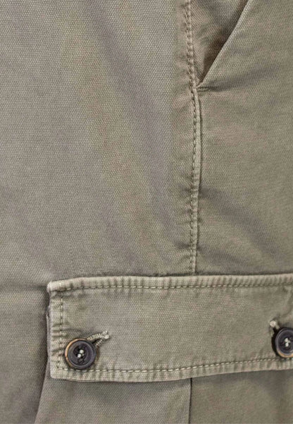 Men's Khaki Cargo Bermuda Shorts