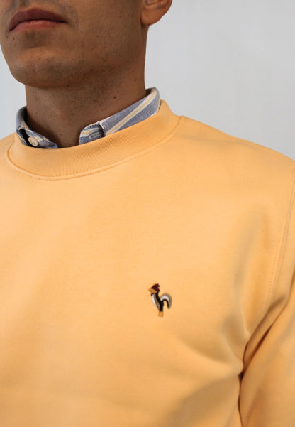 Smooth yellow sweatshirt "sadadera jules amarillo"