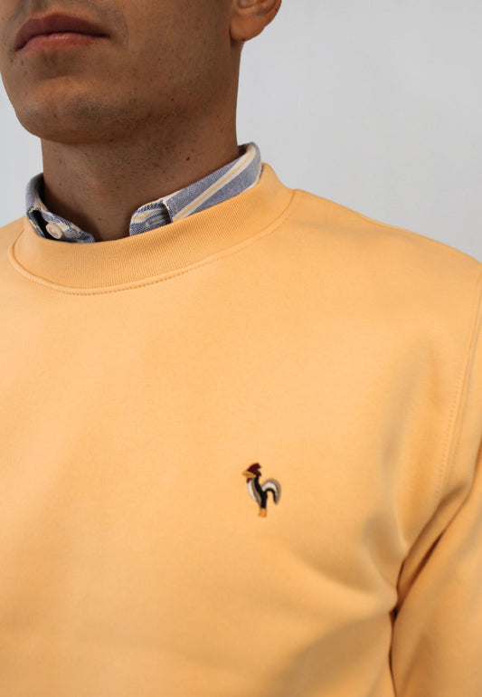 Smooth yellow sweatshirt "sadadera jules amarillo"
