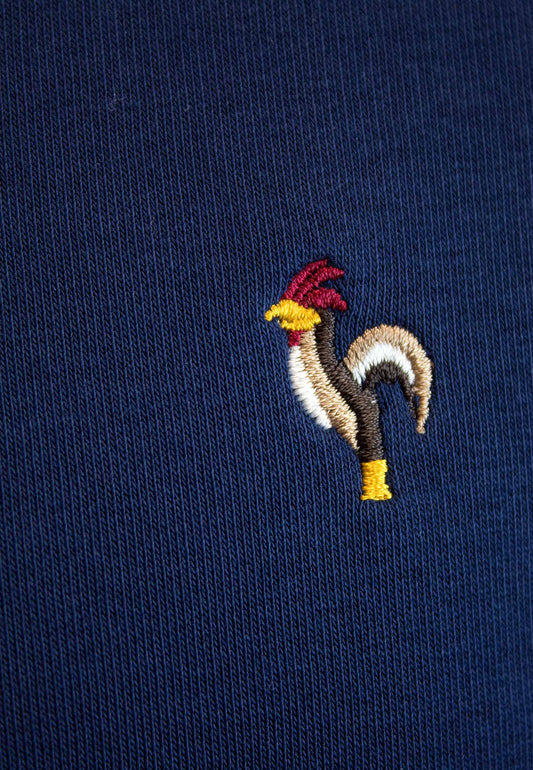 Navy blue plain sweatshirt "Sudadera jules marino"