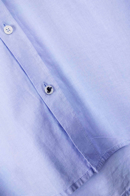 Men's blue oxford shirt - lightness, elegance and everyday comfort "Camisa oxford lavado Kankkunen celeste"