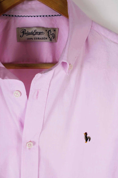 Men's pink oxford shirt - lightness, comfort and elegance with character "Camisa oxford lavado Kankkunen rosa"