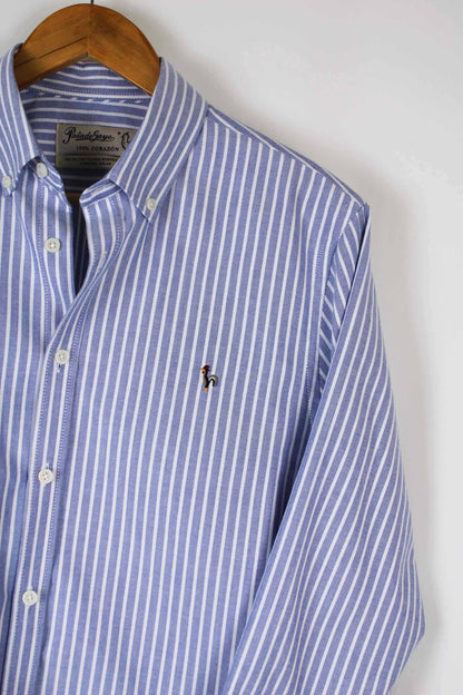 Oxford shirt in navy blue - elegance and universal style "Camisa Lauda marino"
