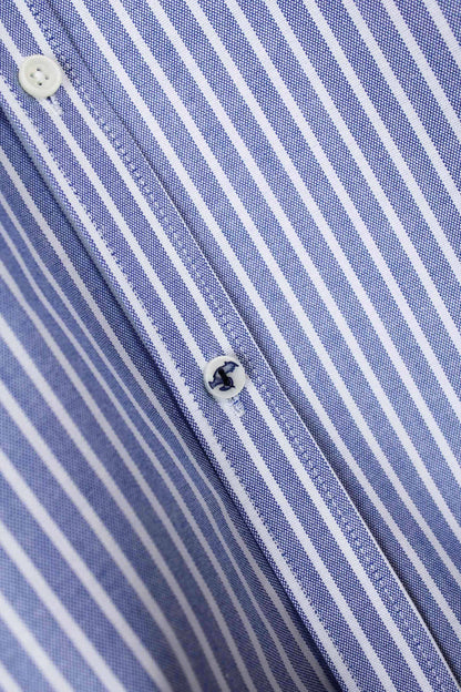 Oxford shirt in navy blue - elegance and universal style "Camisa Lauda marino"