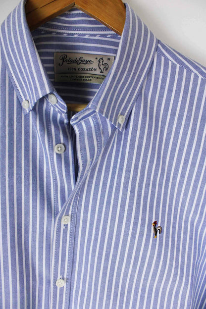 Oxford shirt in navy blue - elegance and universal style "Camisa Lauda marino"