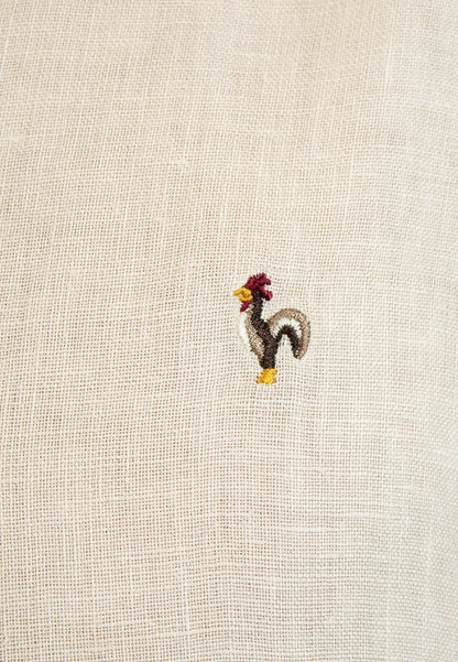 Linen white shirt - perfect for the hottest days of the year "Camisa de lino blanca Mikonos"