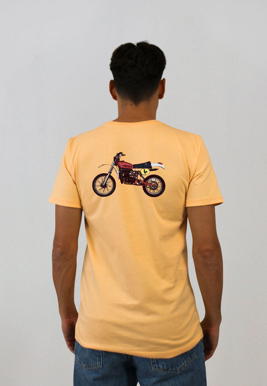 Montesa T-shirt with short sleeves in yellow ENDURO "Camiseta Montesa amarilla de manga corta"