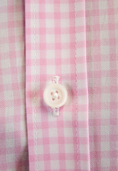 Pink gingham checkered shirt "Camisa de cuadros vichy rosa"