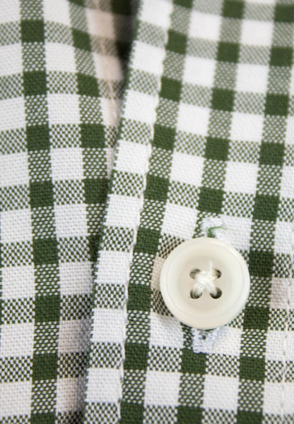 Green vichy checkered shirt "Camisa de cuadros vichy verde"