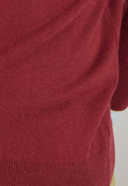 Burgundy sweater "Jaresey caja peru Granate"