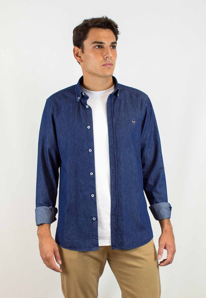 Dark denim shirt "Camisa denim oscuro"
