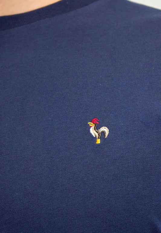 Navy blue short-sleeved T-shirt "Camiseta robin marino"
