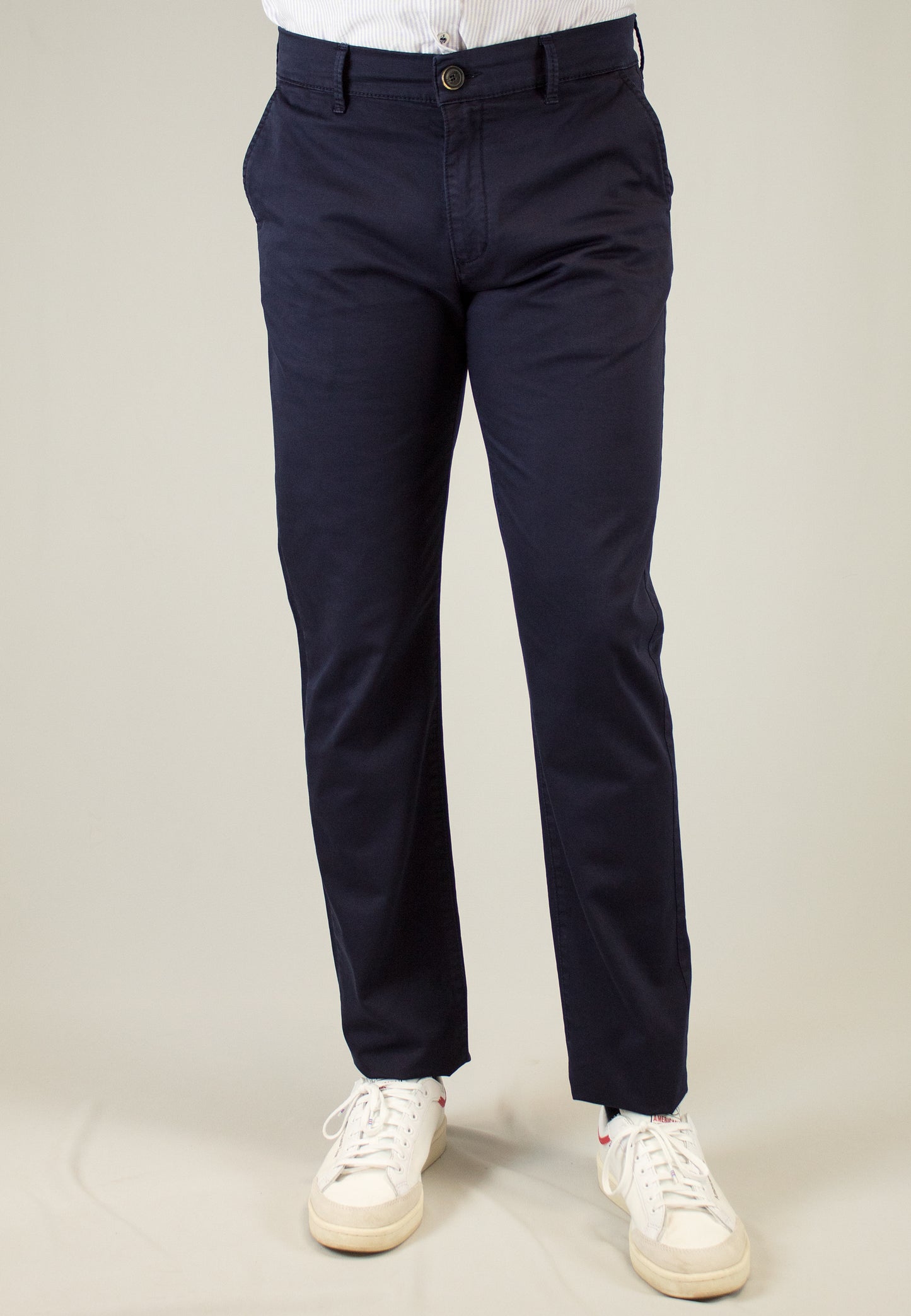 Romay navy blue chino trousers "Pantalon ROMAY marino"