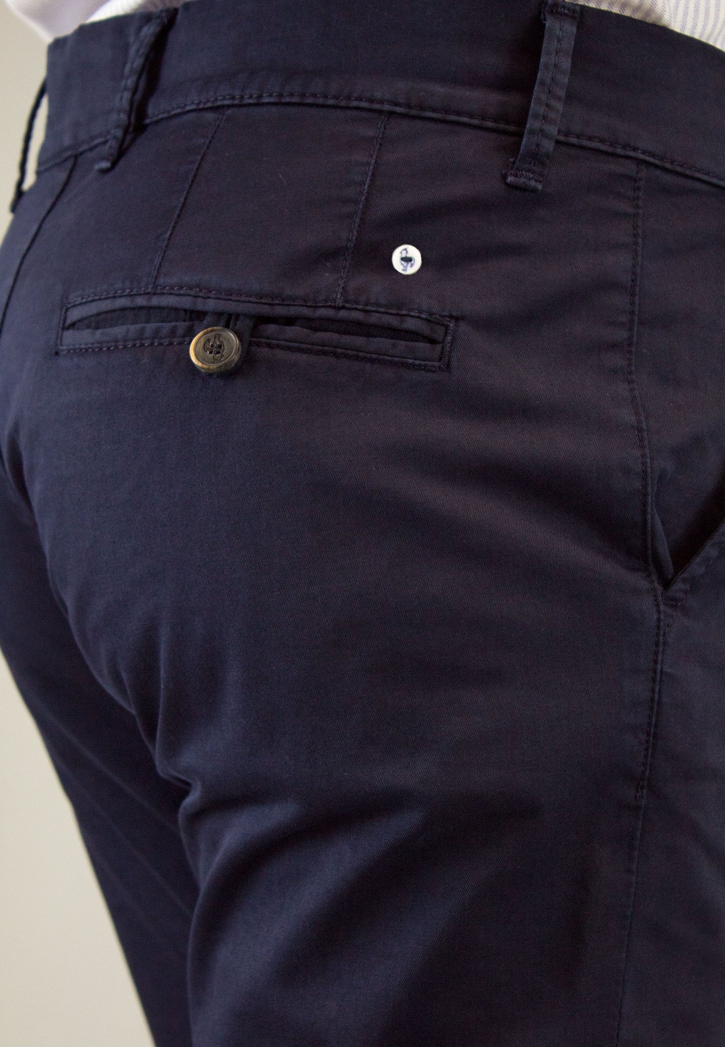 Romay navy blue chino trousers "Pantalon ROMAY marino"